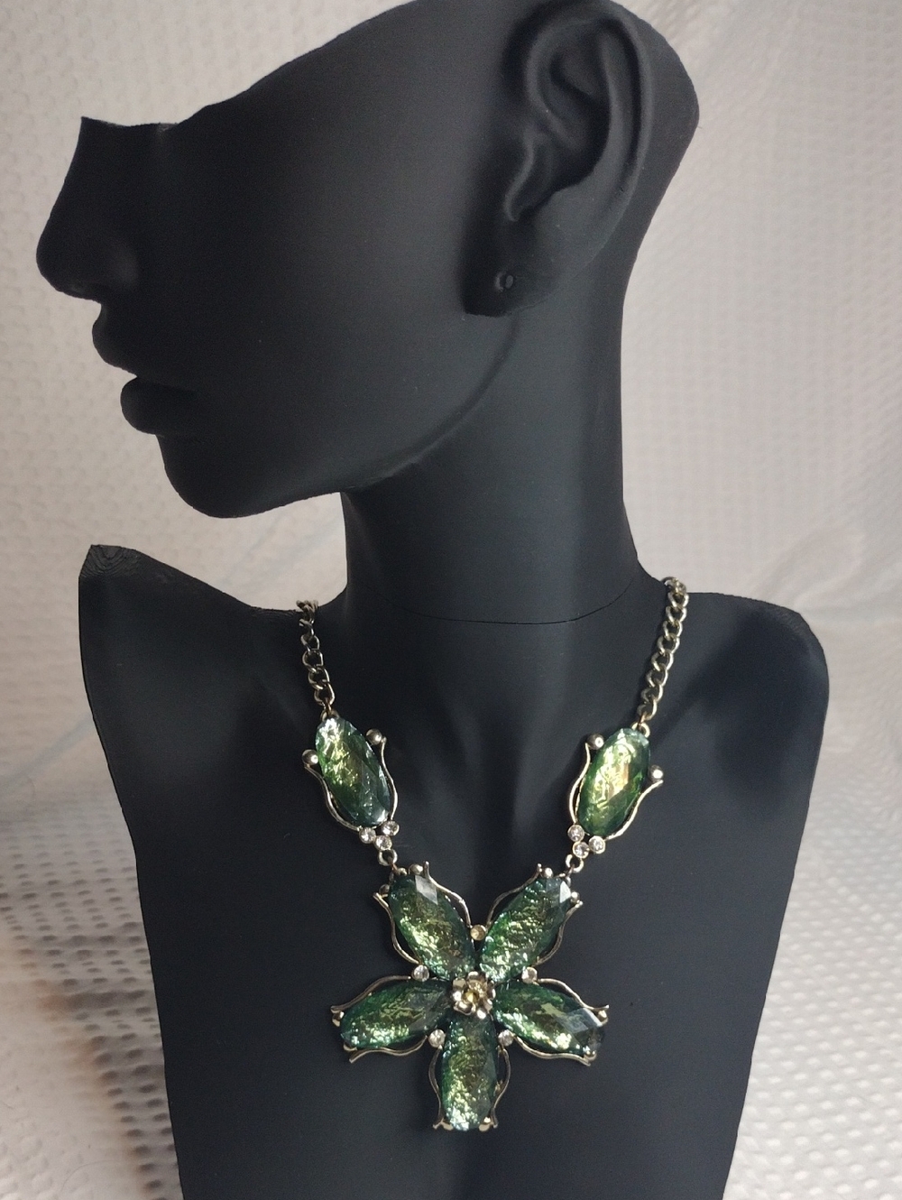 Vintage You And I Floral Statement Necklace - Women Jewelry